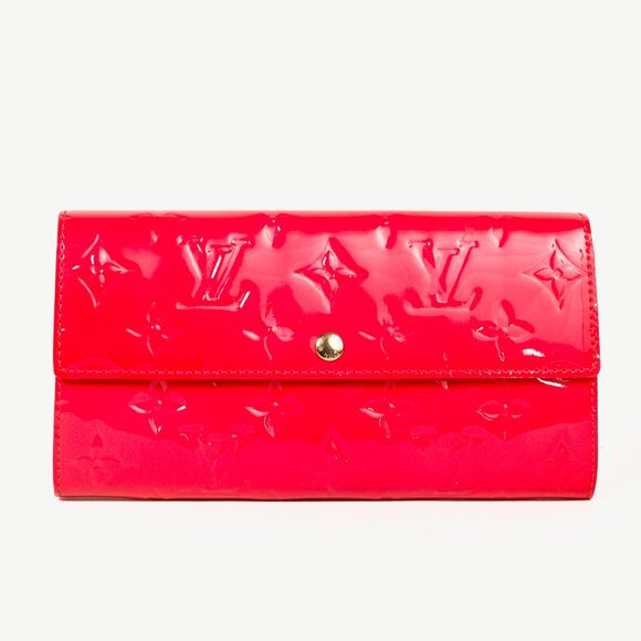 Louis Vuitton Sarah Rose Pop Monogram Vernis Leather Wallet - Picture 1 of 10